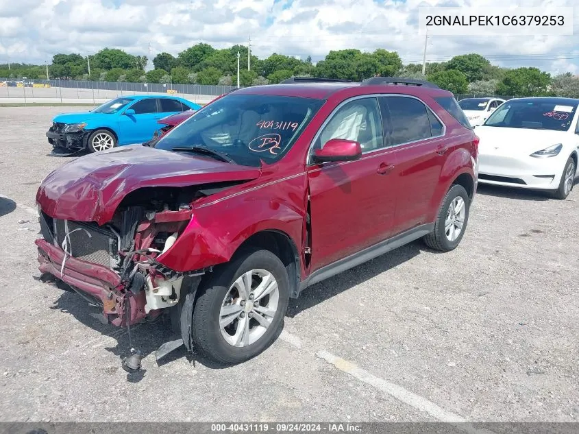 2GNALPEK1C6379253 2012 Chevrolet Equinox 2Lt