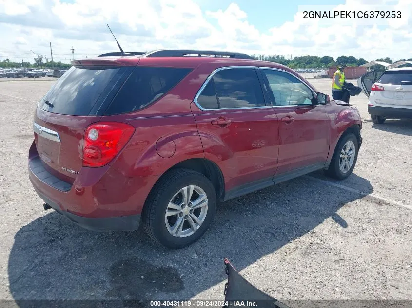 2012 Chevrolet Equinox 2Lt VIN: 2GNALPEK1C6379253 Lot: 40431119