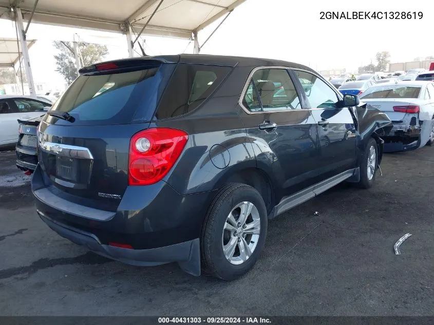 2GNALBEK4C1328619 2012 Chevrolet Equinox Ls