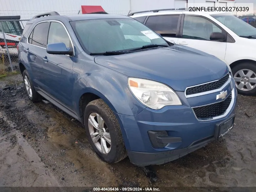 2012 Chevrolet Equinox 1Lt VIN: 2GNFLEEK8C6276339 Lot: 40435436