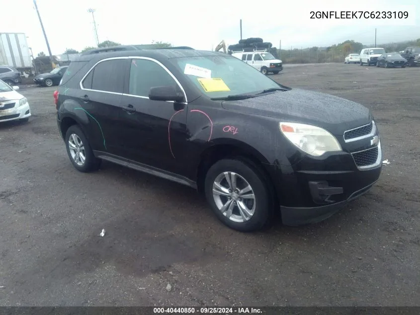 2012 Chevrolet Equinox 1Lt VIN: 2GNFLEEK7C6233109 Lot: 40440850