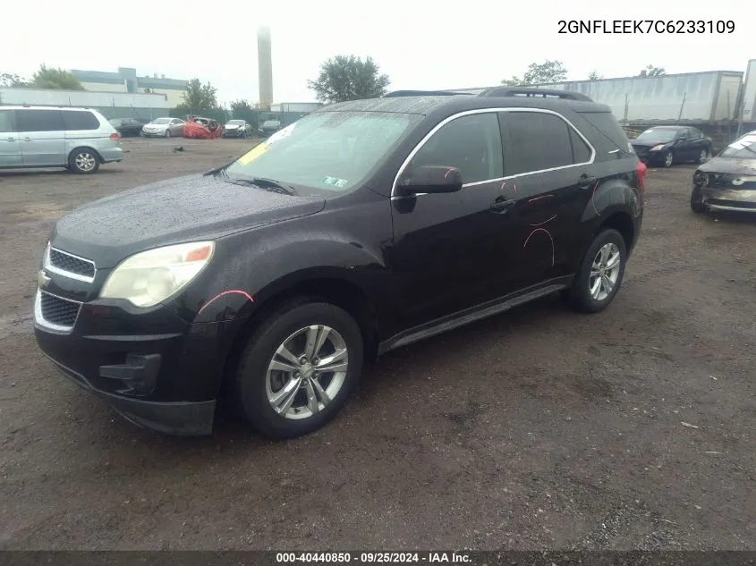 2012 Chevrolet Equinox 1Lt VIN: 2GNFLEEK7C6233109 Lot: 40440850