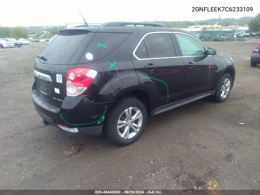 2012 Chevrolet Equinox 1Lt VIN: 2GNFLEEK7C6233109 Lot: 40440850