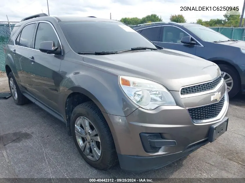 2GNALDEK1C6250945 2012 Chevrolet Equinox 1Lt