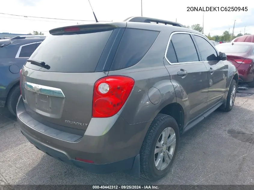 2GNALDEK1C6250945 2012 Chevrolet Equinox 1Lt