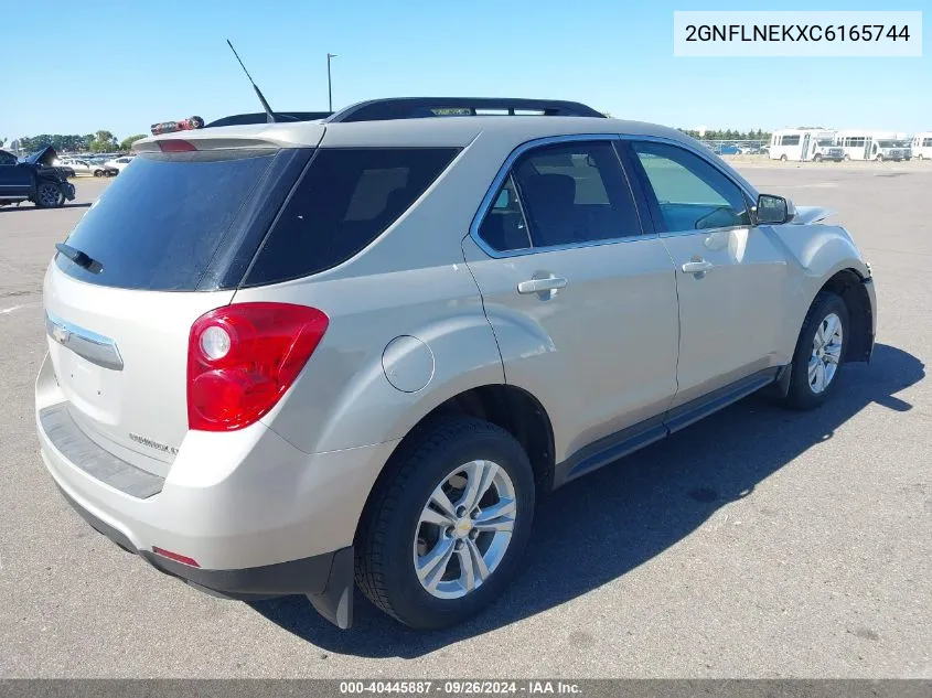 2012 Chevrolet Equinox 2Lt VIN: 2GNFLNEKXC6165744 Lot: 40445887