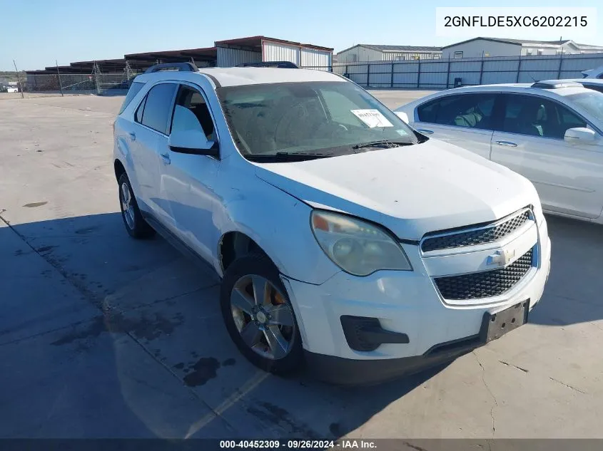 2GNFLDE5XC6202215 2012 Chevrolet Equinox Lt