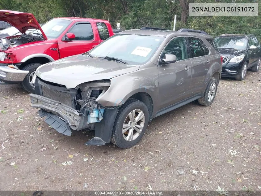 2012 Chevrolet Equinox Lt VIN: 2GNALDEK1C6191072 Lot: 40465913