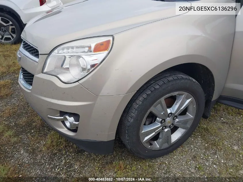 2GNFLGE5XC6136296 2012 Chevrolet Equinox Ltz