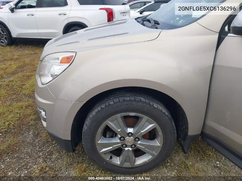 2GNFLGE5XC6136296 2012 Chevrolet Equinox Ltz