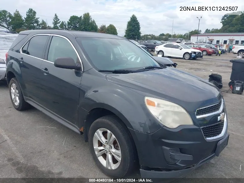 2012 Chevrolet Equinox Ls VIN: 2GNALBEK1C1242507 Lot: 40493184