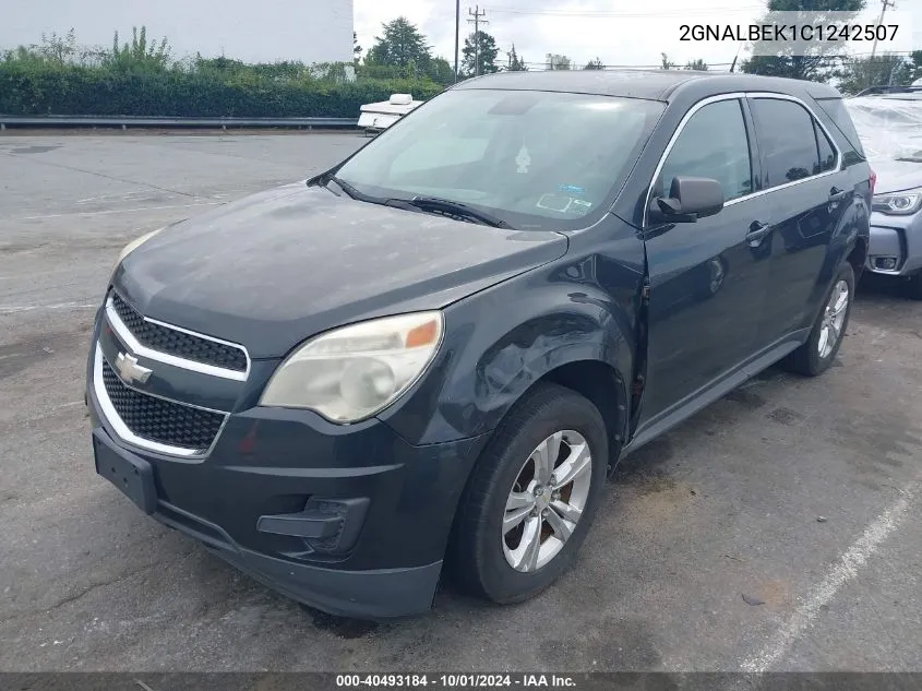 2012 Chevrolet Equinox Ls VIN: 2GNALBEK1C1242507 Lot: 40493184