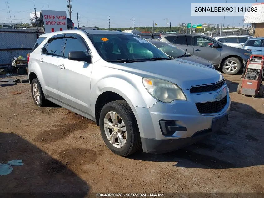 2012 Chevrolet Equinox Ls VIN: 2GNALBEK9C1141683 Lot: 40520375