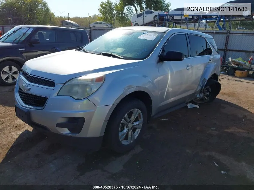 2012 Chevrolet Equinox Ls VIN: 2GNALBEK9C1141683 Lot: 40520375