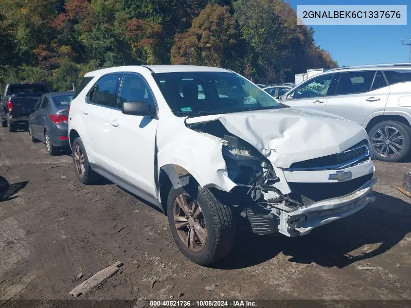 2GNALBEK6C1337676 2012 Chevrolet Equinox Ls