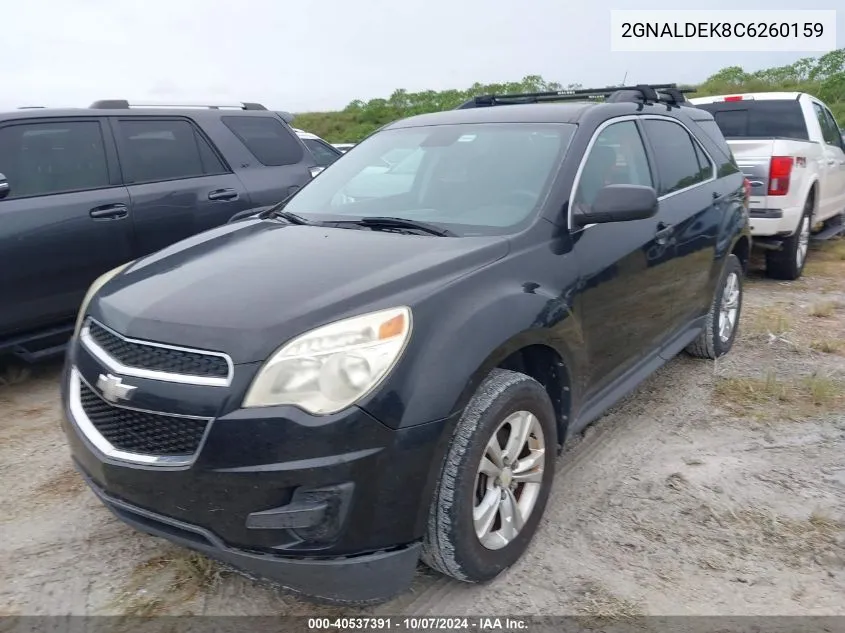 2GNALDEK8C6260159 2012 Chevrolet Equinox 1Lt