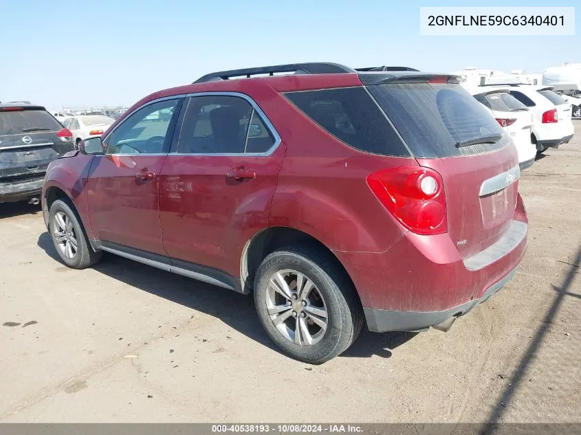 2GNFLNE59C6340401 2012 Chevrolet Equinox 2Lt