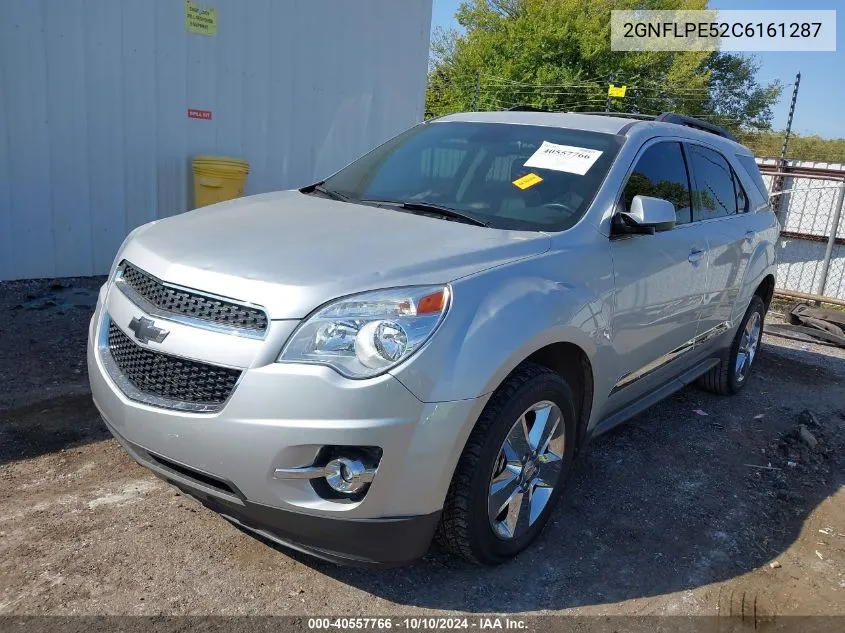 2012 Chevrolet Equinox 2Lt VIN: 2GNFLPE52C6161287 Lot: 40557766