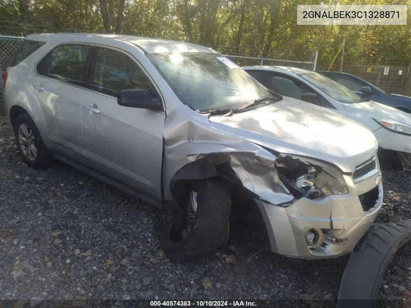 2012 Chevrolet Equinox Ls VIN: 2GNALBEK3C1328871 Lot: 40574383