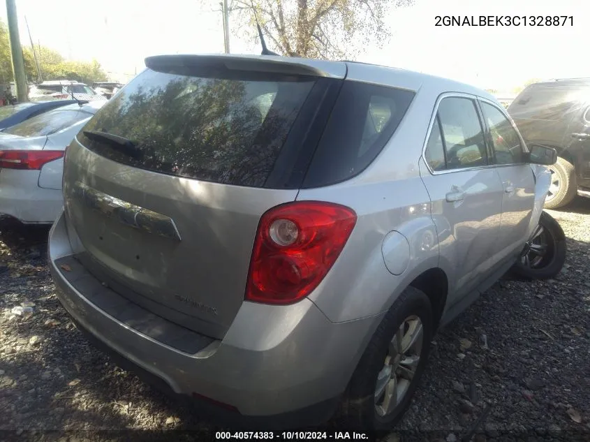 2012 Chevrolet Equinox Ls VIN: 2GNALBEK3C1328871 Lot: 40574383