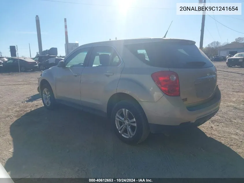 2GNALBEK9C1241654 2012 Chevrolet Equinox Ls