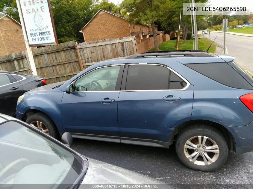 2GNFLDE54C6265598 2012 Chevrolet Equinox 1Lt