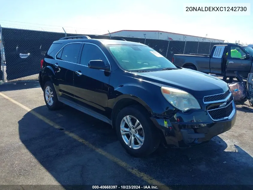 2012 Chevrolet Equinox 1Lt VIN: 2GNALDEKXC1242730 Lot: 40668397