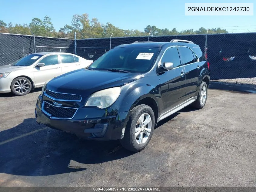 2012 Chevrolet Equinox 1Lt VIN: 2GNALDEKXC1242730 Lot: 40668397