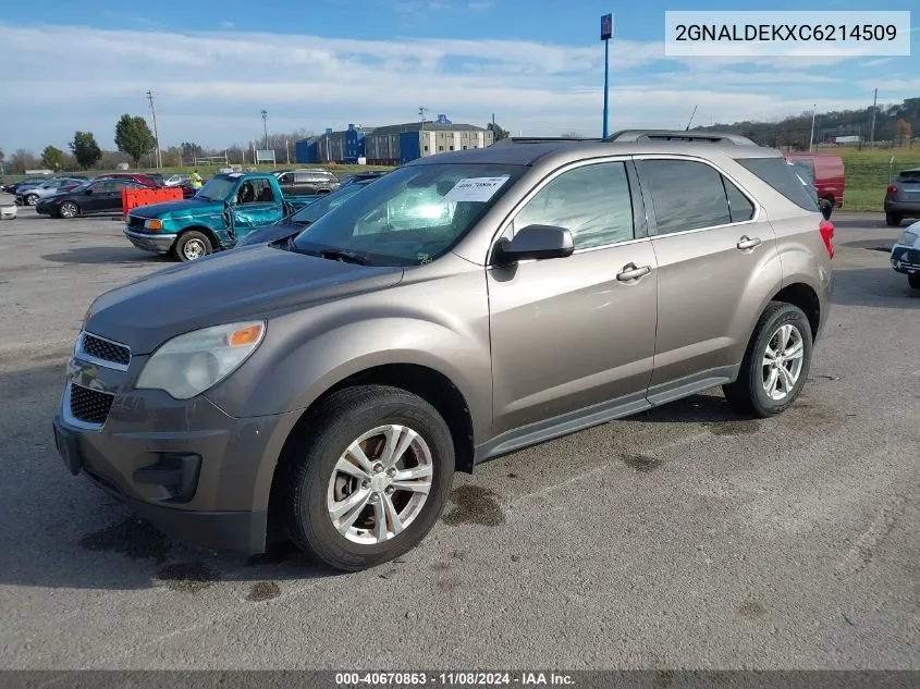 2GNALDEKXC6214509 2012 Chevrolet Equinox 1Lt