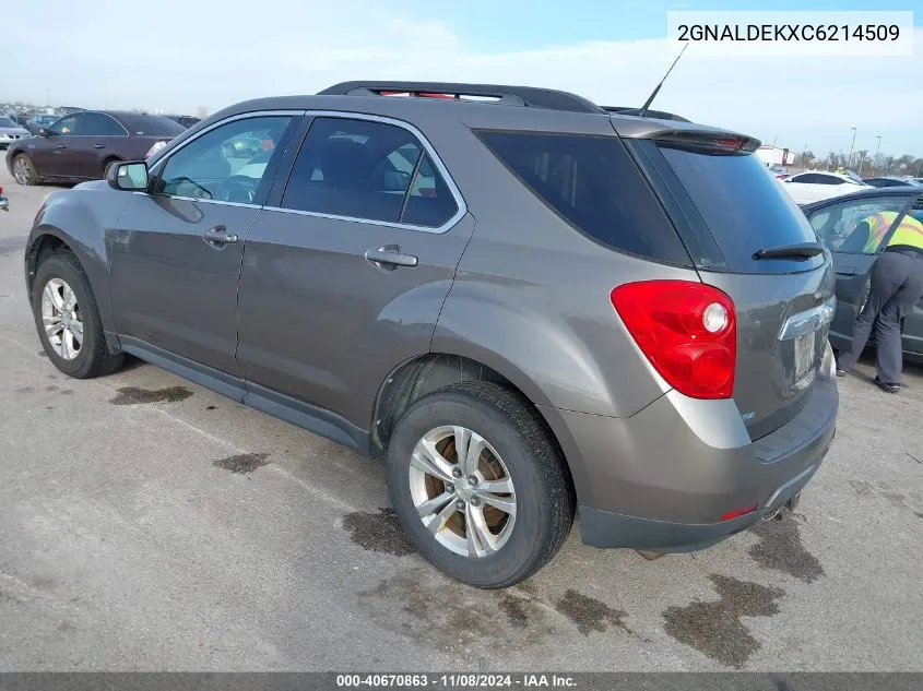 2GNALDEKXC6214509 2012 Chevrolet Equinox 1Lt