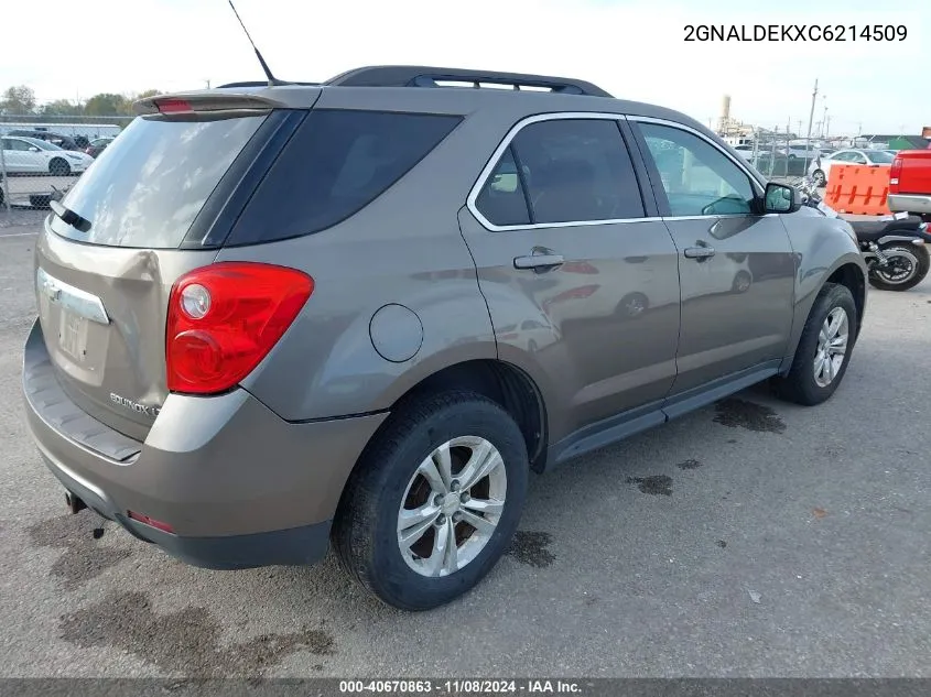 2GNALDEKXC6214509 2012 Chevrolet Equinox 1Lt