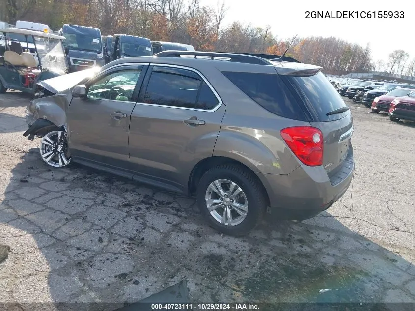 2GNALDEK1C6155933 2012 Chevrolet Equinox 1Lt