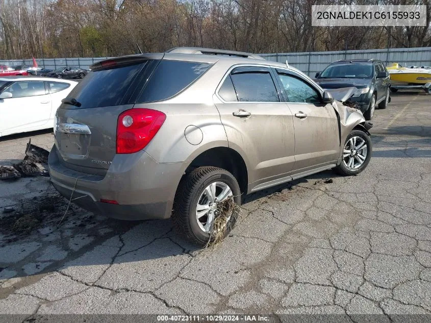 2GNALDEK1C6155933 2012 Chevrolet Equinox 1Lt