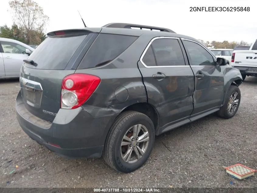 2012 Chevrolet Equinox 1Lt VIN: 2GNFLEEK3C6295848 Lot: 40737788