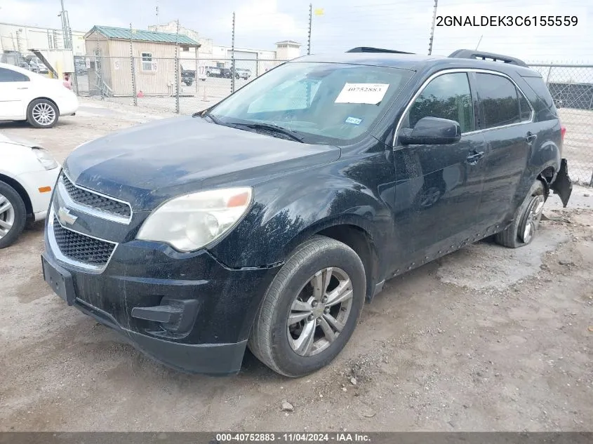 2012 Chevrolet Equinox Lt VIN: 2GNALDEK3C6155559 Lot: 40752883