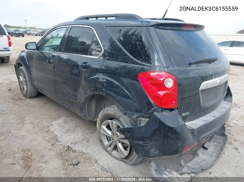 2012 Chevrolet Equinox Lt VIN: 2GNALDEK3C6155559 Lot: 40752883