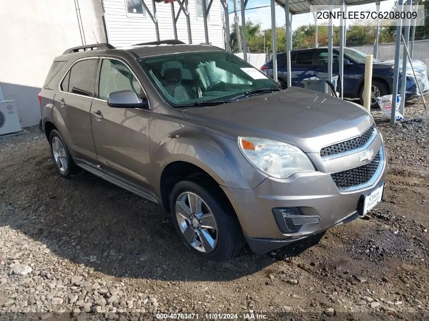 2012 Chevrolet Equinox 1Lt VIN: 2GNFLEE57C6208009 Lot: 40763871