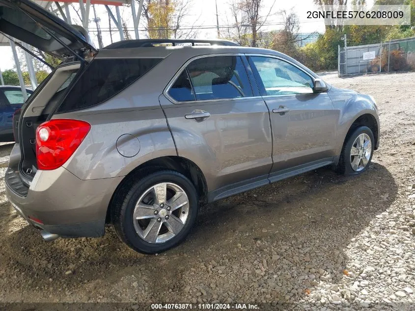 2012 Chevrolet Equinox 1Lt VIN: 2GNFLEE57C6208009 Lot: 40763871