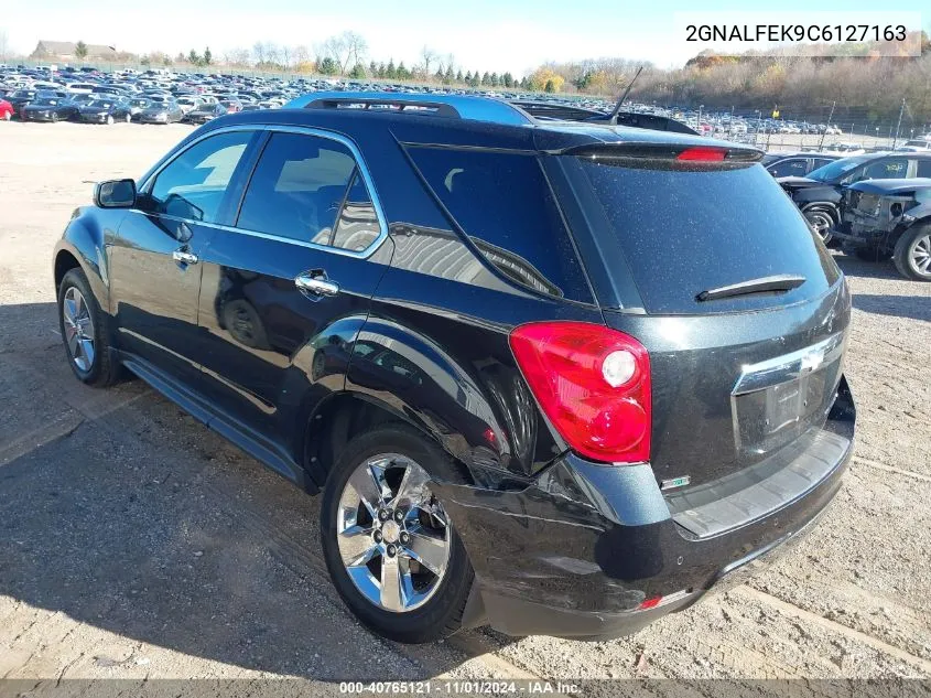 2012 Chevrolet Equinox Ltz VIN: 2GNALFEK9C6127163 Lot: 40765121