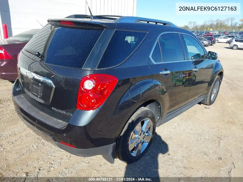 2012 Chevrolet Equinox Ltz VIN: 2GNALFEK9C6127163 Lot: 40765121