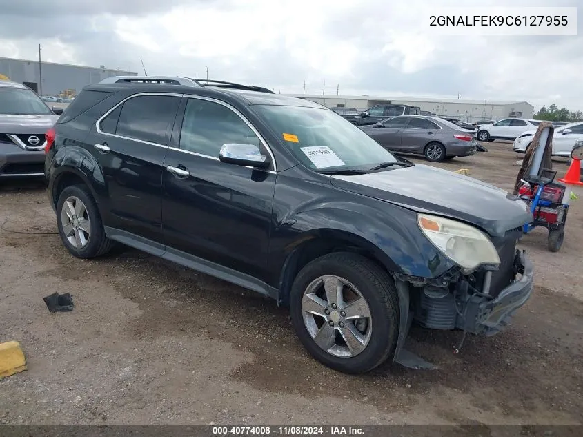 2012 Chevrolet Equinox Ltz VIN: 2GNALFEK9C6127955 Lot: 40774008