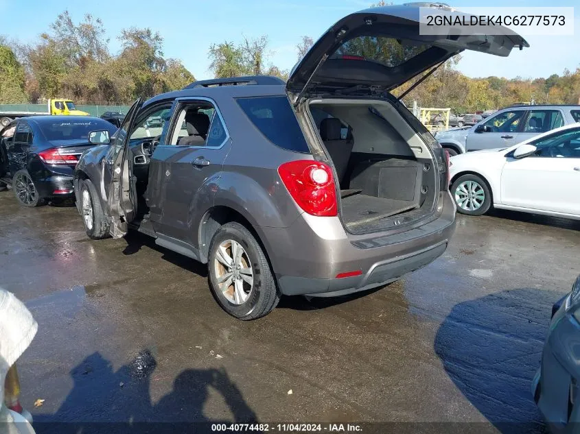 2012 Chevrolet Equinox 1Lt VIN: 2GNALDEK4C6277573 Lot: 40774482