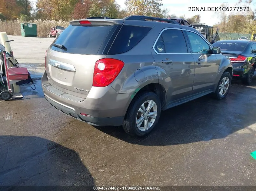 2012 Chevrolet Equinox 1Lt VIN: 2GNALDEK4C6277573 Lot: 40774482