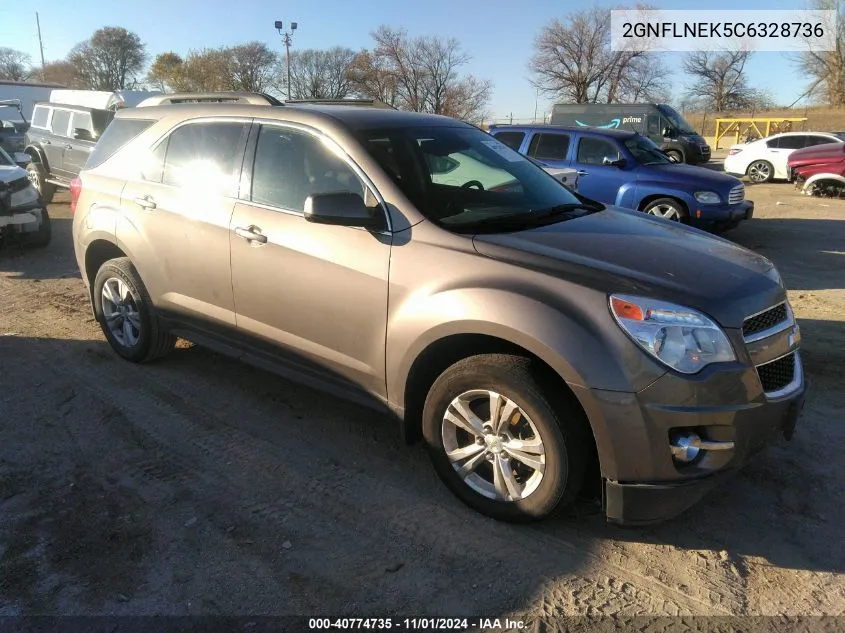 2012 Chevrolet Equinox 2Lt VIN: 2GNFLNEK5C6328736 Lot: 40774735