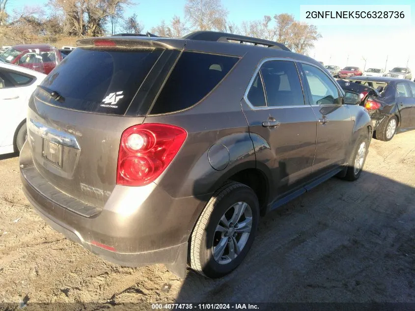 2012 Chevrolet Equinox 2Lt VIN: 2GNFLNEK5C6328736 Lot: 40774735