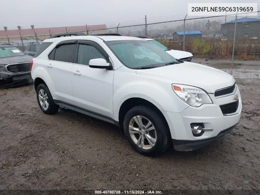 2012 Chevrolet Equinox 2Lt VIN: 2GNFLNE59C6319659 Lot: 40780708