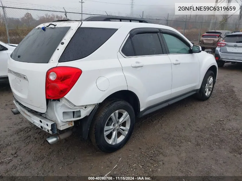 2012 Chevrolet Equinox 2Lt VIN: 2GNFLNE59C6319659 Lot: 40780708