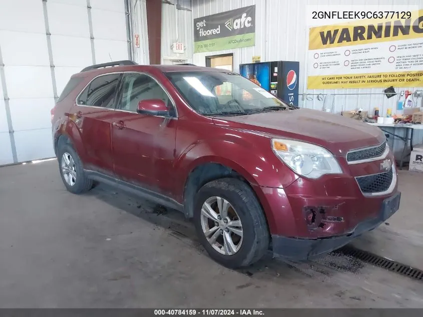 2012 Chevrolet Equinox 1Lt VIN: 2GNFLEEK9C6377129 Lot: 40784159