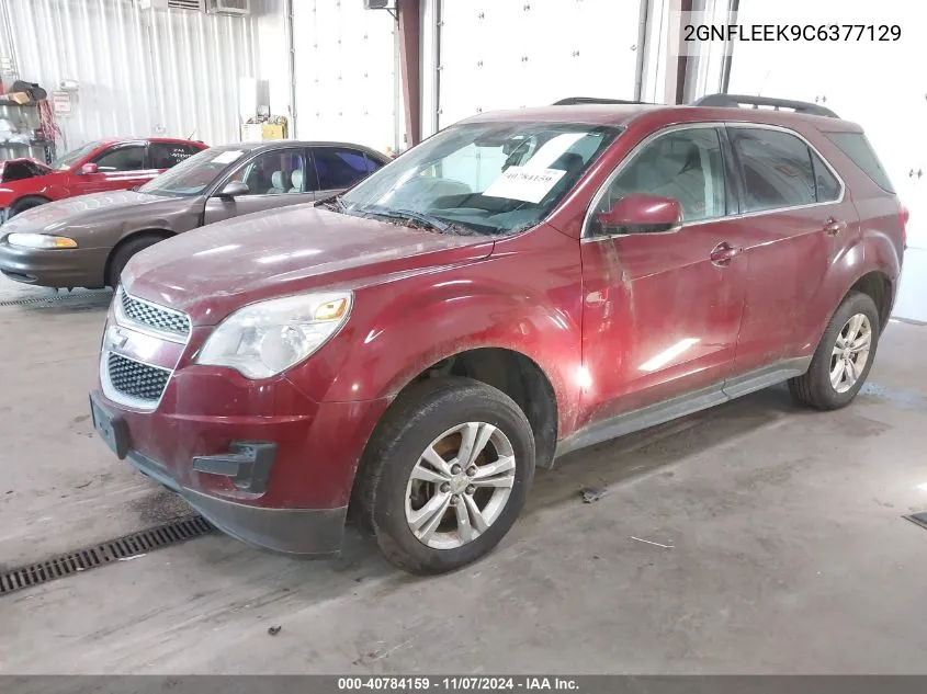 2012 Chevrolet Equinox 1Lt VIN: 2GNFLEEK9C6377129 Lot: 40784159