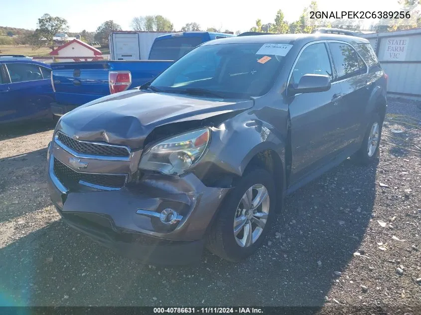 2012 Chevrolet Equinox 2Lt VIN: 2GNALPEK2C6389256 Lot: 40786631